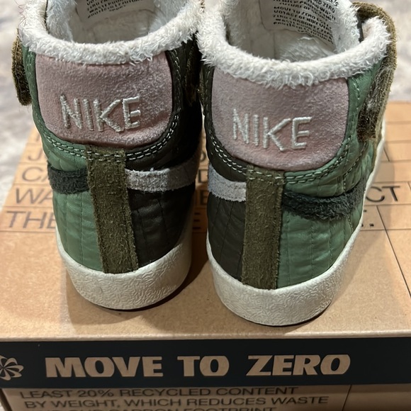 Nike Blazer Mid '77 "Oil Green/Sequoia/Sail/Medium Olive" Move to Zero Size 10.5 - Picture 3 of 5